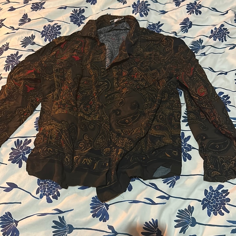 Pendleton Button Up Blouse - image 1